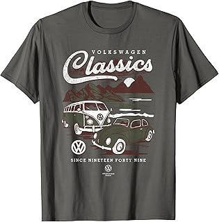 Type 2 T1 Campervan & Beetle Classics T-Shirt