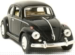 1967 Volkswagen Classic Beetle 5 Inch 1:32 Scale Die Cast Metal Model Toy (Black)