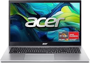 Aspire Go 15 AI Ready Laptop | 15.6" FHD (1920 x 1080) IPS Display | AMD Ryzen 7 7730U | AMD Radeon Graphics | 16GB DDR4 | 512GB PCIe Gen4 SSD | Wi-Fi 6 | Windows 11 Home | AG15-42P-R9FW