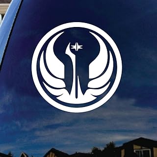 Galactic Symbol Empire Republic Car Window Vinyl Decal Sticker 6" Wide