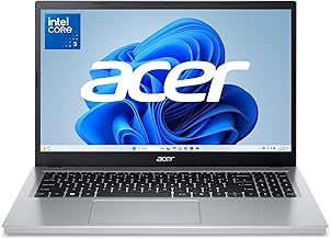 Aspire Go 15 AI Ready Laptop | 15.6" FHD (1920 x 1080) IPS Display | Intel Core 3 Processor N355 | Intel Graphics | 8GB DDR5 | 128GB UFS | Wi-Fi 6 | Windows 11 Home in S Mode | AG15-32P-352Z