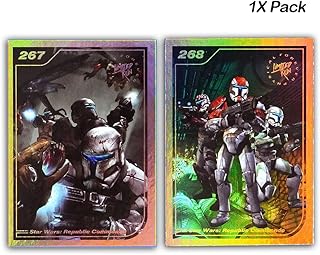 Star Wars Republic Commando Limited Run Silver Trading Cards 267 & 268 Pack