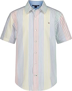 Boys' Short Sleeve Woven Button-Down Shirt