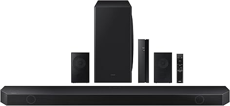 HW-Q910B 9.1.2ch Soundbar w/ Wireless Dolby Atmos, DTS:X, Rear Speakers, Q Symphony, Built In Alexa/Voice Assistant, SpaceFit Sound, Airplay 2, Adaptive Sound, Game Pro Mode, 2022