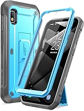 Unicorn Beetle Pro Series Designed for Samsung Galaxy A10e Case(2019 Release), Full-Body Rugged Holster & Kickstand Case with Built-in Screen Protector (Blue)