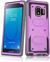 Asuwish Phone Case for Samsung Galaxy J2 Pure J2 Core 2018 2020 J 2 Dash 2J Shine 2019 Cover Hybrid Shockproof Full Body Heavy Duty Cell J2Core J2Dash J2Pure J2Shine SM-J260A J260A Women Men Purple