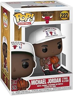 Pop! NBA: Bulls - Michael Jordan - 3X in a Row - Collectable Vinyl Figure - Gift Idea - Official Merchandise - Toys for Kids & Adults - Sports Fans - Model Figure for Collectors and Display