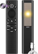 Replacement for Samsung Smart TV Remote Control, Rechargeable Samsung Solar TV Remote 2026-2019, Universal, Fast Charging, Solarcell, Free USB C Cable, Voice, Bluetooth. 2-Year Warranty