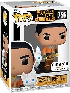 Pop! & Buddy: Star Wars Rebels - Ezra Bridger with Loth-Cat - Amazon Exclusive - Collectable Vinyl Figure - Gift Idea - Official Merchandise - Toys for Kids & Adults - Sci-Fi Fans