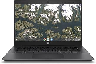 HP Chromebook 14 G6 14" HD (1366 x 768) Intel Celeron N4020 Processor 4GB LPDDR4 RAM 32GB eMMC 1.1 GHz Intel UHD Graphics 600 Dual Core ChromeOS Wi-Fi Bluetooth Chalkboard Gray (Renewed)