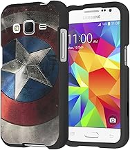 Galaxy Core Prime Case, Galaxy Prevail LTE Case, Capsule-Case Slim Fit Snap-on (Black) Hard Case for Samsung Galaxy Core Prime G360 S820L / Galaxy Prevail-LTE G360P - (Rock Star)