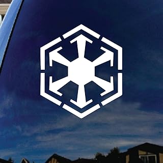 Old Republic Sith Empire Symbol Car Window Vinyl Decal Sticker 5" Wide