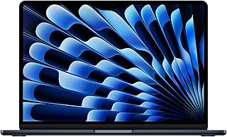 2026 MacBook Air 13-inch Laptop with M5 chip: Built for AI, 13.6-inch Liquid Retina Display, 16GB Unified Memory, 512GB SSD, 12MP Center Stage Camera, Touch ID, Wi-Fi 7; Midnight