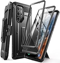 for Samsung Galaxy S22 Ultra Case with Stand, [Unicorn Beetle Pro] [2 Front Frames] [Built-in Screen Protector & Belt-Clip] Military-Grade Protection Phone Case for Galaxy S22 Ultra, Black