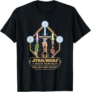 The High Republic For Light & Life Day Sabers Logo T-Shirt