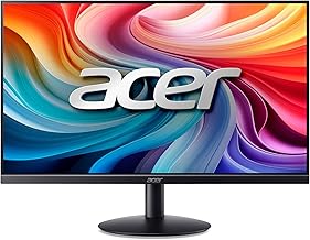 23.8" Professional Home Office Monitor | Full HD (1920 x 1080) | Ultra-Thin | Zero-Frame | Up to 100Hz Refresh | 4ms (G to G) | Tilt | HDMI & VGA Ports | SB242Y H1bi