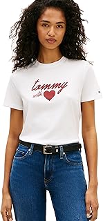 Women's Short Sleeve Cotton Graphic Logo Crew Neck T-Shirts
