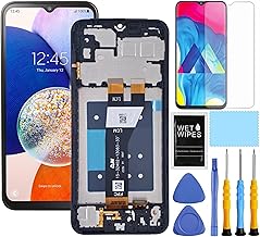 for Samsung Galaxy A14 5G Screen Replacement with Frame for Samsung a14 a146u Screen Replacement kit s146vl a146a a146w LCD Touch Display digitizer with Repair Part Tools 6.6 inch Black