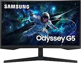 27-Inch Odyssey G55C Series QHD 1000R Curved Gaming Monitor, 1ms(MPRT), HDR10, 165Hz, AMD Radeon FreeSync, Eye Care, LS27CG552ENXZA