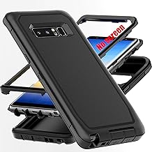 for Note 8 Case,[Military Grade] 3 in 1 Full Body Shockproof Dust/Drop Proof Heavy Duty Protection Cover,for Samsung Galaxy Note 8 6.3 Inch,Black