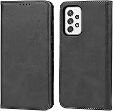 for Samsung Galaxy A52 5G Wallet Case with Card Holder, Magnetic Premium PU Leather Kickstand Feature Card Slots Flip Cover Case (Dark Gray)