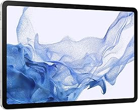 SAMSUNG Galaxy Tab S8+ Android Tablet, 12.4'' Large AMOLED Screen, 128GB Storage, Wi-Fi 6E, Ultra Wide Camera, S Pen Included, Long Lasting Battery, Silver (Renewed)