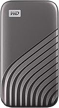 Western Digital 1TB My Passport SSD Portable External Solid State Drive, Gray, Sturdy and Blazing Fast, Password Protection with Hardware Encryption - WDBAGF0010BGY-WESN