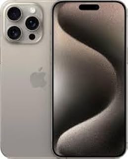 Apple iPhone 15 Pro Max, 256GB, Natural Titanium - Locked to Boost Mobile (Renewed)