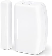 Zigbee Contact Sensor, Door and Window Monitor, Home Automation, Works with Home Assistant, SmartThings, Aeotec, Homey, Hubitat or Echo Devices with Build-in Zigbee Hub,hub Required
