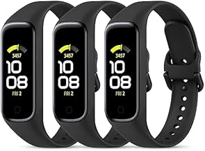Wanme Replacement Bands for Samsung Galaxy Fit 2 Band Women Men, 3 PACK Silicone Sport Strap Compatible with Samsung Galaxy Fit 2 SM-R220 Replacement Wristband Accessories
