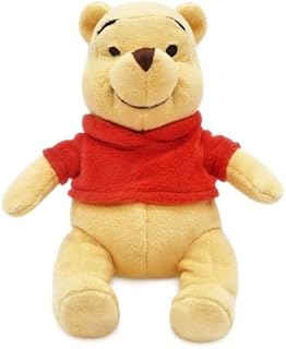 Official Mini Bean Bag Plushies - Pooh - Cute Stuffed Animal with Detailed Sculpting, Embroidered Features, & Bean Bag Bottom - Plush Toys for Kids