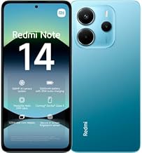 Redmi Note 14 4G LTE (for Tmobile Mint Tello Global) (128GB + 6GB) 6.67" 120Hz 108MP AI Camera Unlocked Global Version Dual Sim (Ocean Blue)