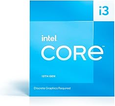 Core13th Generation i3-13100F Desktop Processor (4 Core (4 P-Core), 12 MB Cache, up to 4.5 GHz, LGA1700)