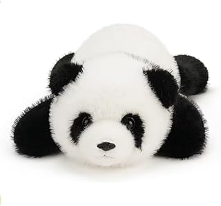 Panda Stuffed Animal, 10" Panda Plush Toy Stress Relief Plush Toy Birthday Christmas Valentine's Day Gift for Kids Adults