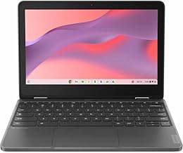 Lenovo 300e Yoga Chromebook Gen 4 82W20003US 11.6" Touchscreen Convertible 2 in 1 Chromebook - HD - MediaTek Kompanio 520 - 4 GB - 32 GB - English Keyboard (Renewed)