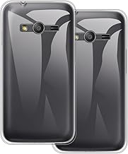 2-Pack TPU Case Compatible with Samsung Galaxy Ace 4 Phone Cover - Shockproof Flexible Protective Accessories with Precise Cutouts (Clear)