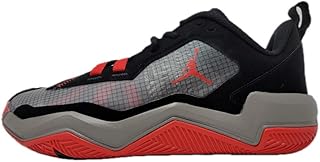 Men's Jordan One Take 4 Basketball Shoes, Black/University Red-White, 10.5 M US