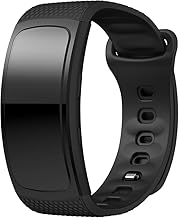 Straps Compatible with Samsung Gear Fit 2 Pro Strap for Adjustable Replacement Wristband Women Men Silicone Sport Watch Band for Gear Fit 2 Pro SM-R365 / Gear Fit 2 SM-R360