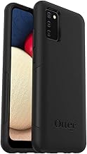 Samsung Galaxy A02S Commuter Series Lite Case - Black, Slim & Tough, Pocket-Friendly, with Open Access to Ports and Speakers (no Port Covers),