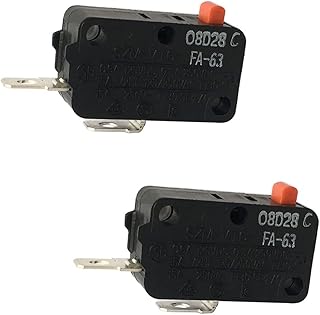 LONYE 3B73362F SZM-V16-FA-63 Microwave Door Switch Fit for LG GE Samsung Microwave Oven WB24X10047 SZM-V16-FD-63 PS3522738 (Normally Open)(Pack of 2)
