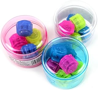 KOREAC_ Korean Traditional Play Game 6PCS (3 Sets) Gonggi Jack Stone Pebbles Set w/Round Case