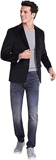 Mens Modern fit Corduroy Sport Coat Blazer 40 L Black