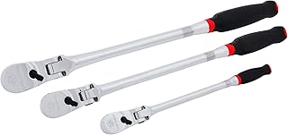CRAFTSMAN V-SERIES Ratchet Set, Flexible Head, Comfort Grip, 3 Piece (CMMT86506V)