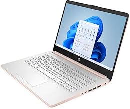 14-DQ300 Personal Laptop, 2025, 14" 1366x768, Intel-2 CoreIntel Celeron N4500, 16GB DDR4, 64GB eMMC+2TB SSD, Win11 Pro, Wi-Fi 6, BT 5.4, 720p HD Camera, Pale Rose Gold