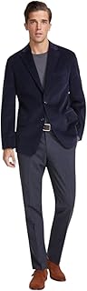 Mens Modern fit Sport Coat Blazer 38 S Blue Solid Stretch