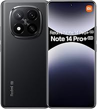Redmi Note 14 Pro+ Plus 5G + 4G LTE (for Tmobile Mint Tello & Global) (512GB + 12GB) NFC 6.67" 120Hz 200MP Pro AI Camera Model 24115RA8EG Unlocked Dual Sim (Midnight Black)