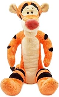 Official Tigger Medium Soft Toy for Kids, Cuddly Character with Fuzzy Texture and Embroidered Details, Floppy Tail, Disney Plushy Suitable for All Ages