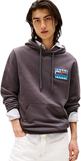 Men's Medium Weight Hoodie Sweatshirt With Printed Logo
