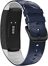 for Samsung Gear Fit 2 Pro Strap Smart Adjustable Silicone Wrist Band for Gear Fit2 Pro SM-R360 Wristband Bracelet Sport Straps (Color : Coal Black)