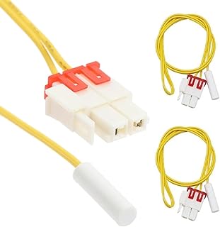 2 Pack Refrigerator Defrost Temp Sensor Replacement Temperature Thermostat Probe for Samsung Fridge Units DA32-00006W RF217ACRS